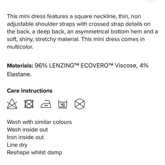 NA-KD Squared Neck Mini Dress - Picture 7 of 10